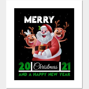 Christmas New Year 2021 Posters and Art